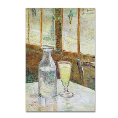 Trademark Fine Art Van Gogh 'Cafe Table With Absinthe' Canvas Art, 30x47 AA01172-C3047GG